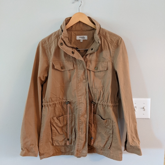 Charlotte Russe Jackets & Blazers - Camel Anorak Jacket - Charlotte Russe EUC
